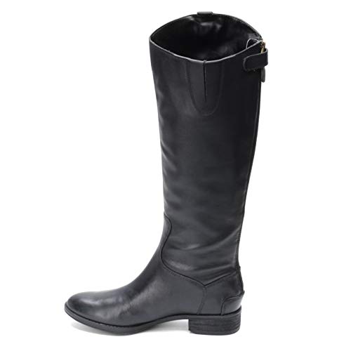 Sam Edelman Women's Penny Classic Equestrian Boot, Black Leather, 9.5 Medium US - Thumbnail 4