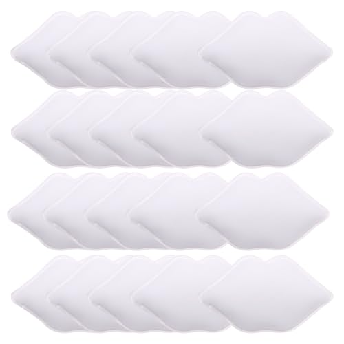 Ice Pack for Lip Filler, Lip Ice Pack Bulk Small Ice Pack Cold Compress for Mouth, Injections, Injuries, Bruises (White (20 Count))