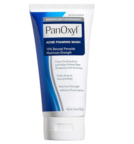PanOxyl Acne Foaming Wash 10% Benzoyl Peroxide 5.5 oz (156 g)