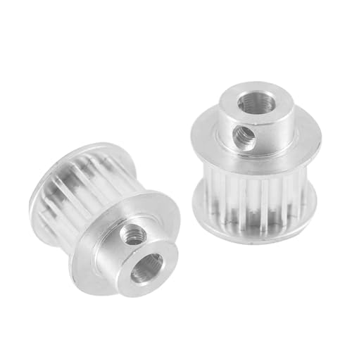 Poulie HTD5M 15 dents usinée en alliage d'aluminium pour une transmission synchrone fluide