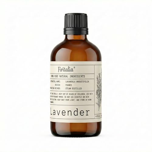 Aceite Esencial de Lavanda 4 Fl Oz con Gotero de Vidrio miniatura 1