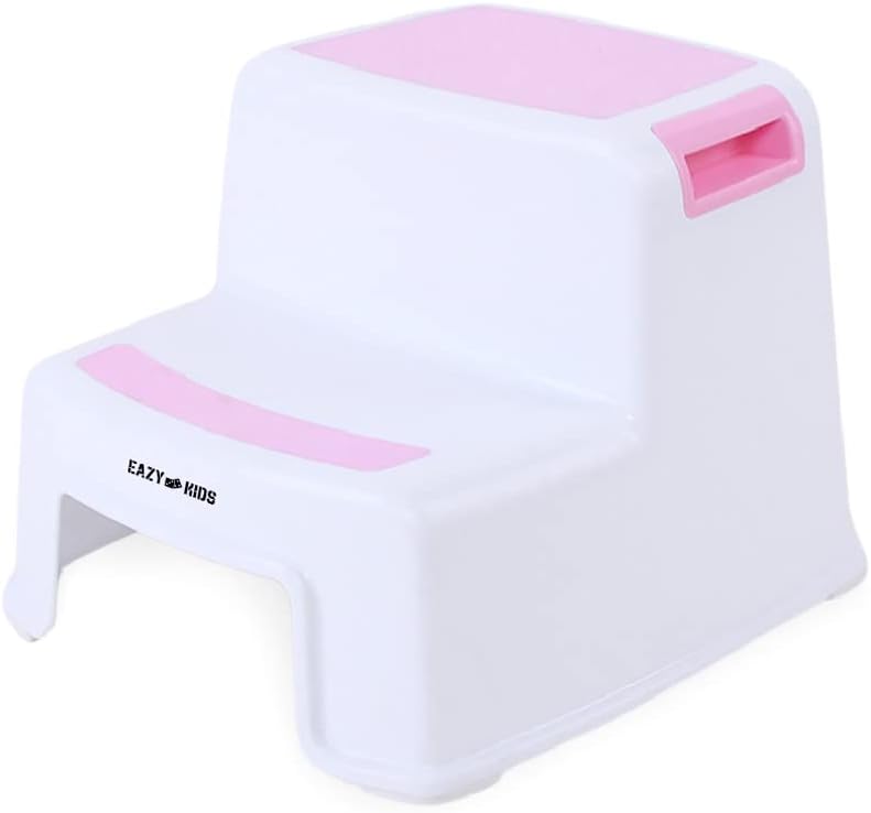 Eazy Kids Step Stool Pink, EZ_FSS2_PI