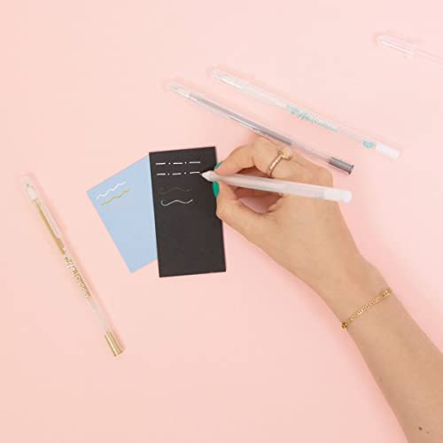 Set de 2 Bolígrafos Gel para Papel Coloreado y Oscuro miniatura 4
