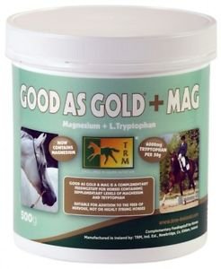 Mangime supplementare per cavalli, TRM Gold Mag L-Tryptophan, 500 g, per cavalli