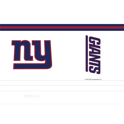 Image of Tervis Traveler NFL New York Giants - Arctic Triple Insulated Tumbler Travel Cup Keeps Drinks Cold & Hot, 30oz, Stainless Steel