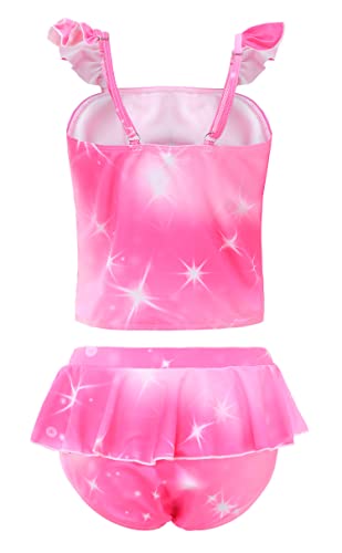 Image of Akokvlar Two Pieces Swimsuit Mermaid Bikinis Tankini Bathing Suit for Little Girls