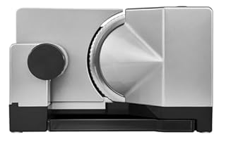 ritter 18 affettatrice elettrica con motore ECO, made in Germany, 65 W, Metallo, Argento Metallico