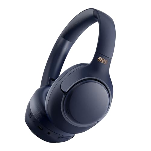 QCY H3 Cascos Inalámbricos Bluetooth 5.4 con Cancelación Activa de Ruido 43dB, 60H Autonomía, Hi-Res Audio, Graves Mejorados, Llamadas Claras, Carga Rápida, Plegables Auriculares Over Ear