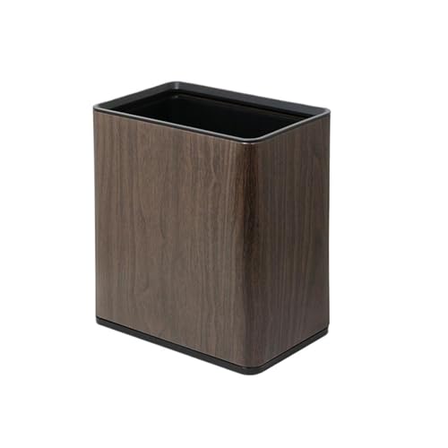Papelera de baño de doble capa que oculta la bolsa y decora tu hogar 2