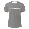 Mens Henley Shirt Short Sleeve Casual T-Shirt Crew Neck Buttons Basic Regular Fit Tops S-3XL Light and Breathable Sports T-Shirt Gym Wicking T Shirt Sweatshirts (Grey,4XL) #3