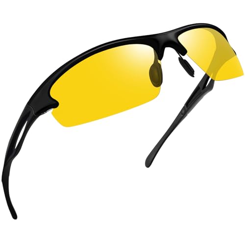 Polarized Sports Sunglasses Women Men Wrap Around Sun Glasses Driving Running Fishing Golf SY60142