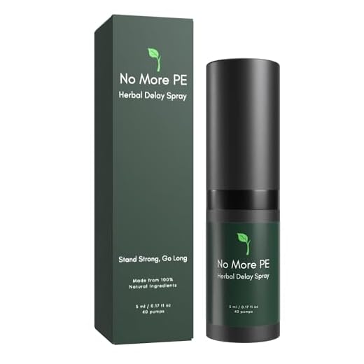 No More PE Climax Control Delay Spray for Men (Unscented), New and Improved Formula with Vacuum Spray Bottle, Herbal Delay Spray to Last Longer in Bed, Organic Male Desensitizing Spray (0.16 fl oz)