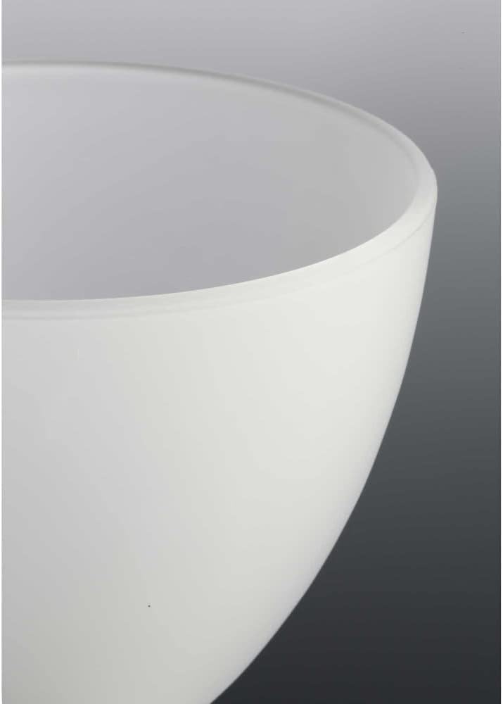 Close-up of the etched glass bowl on the P3955-20 chandelier