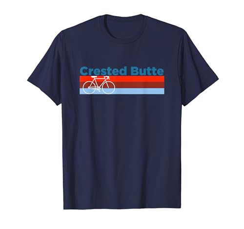 Retro Bicycle/Mountain Bike - Crested Butte Colorado T-Shirt