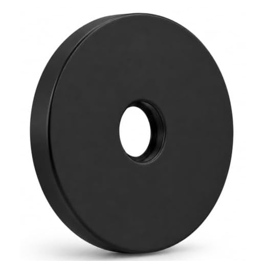Corla 4" Modern Oversized Shower Arm Flange | Universal Replacement Escutcheon Cover Plate (Matte Black)