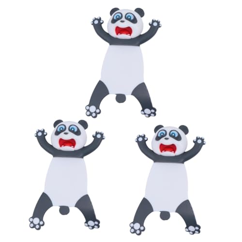 Marque page panda pour étudiants accessoire papeterie originale 3 pièces