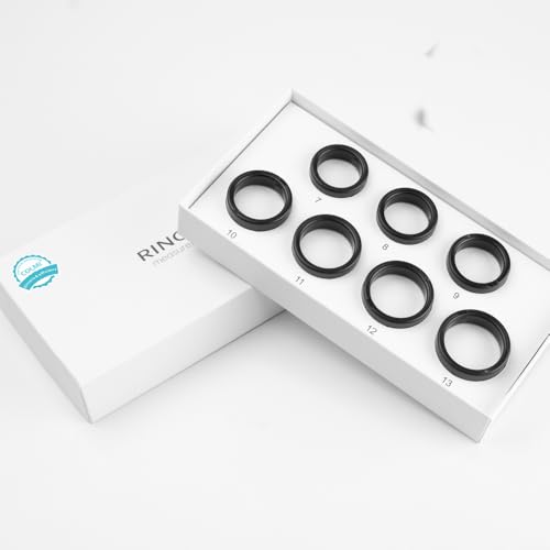 R02 Smart Ring, a Smart Ring for Women and Men, Supports Heart Rate, Blood Oxygen, Sleep Health Monitoring, Size First S - Detailed View