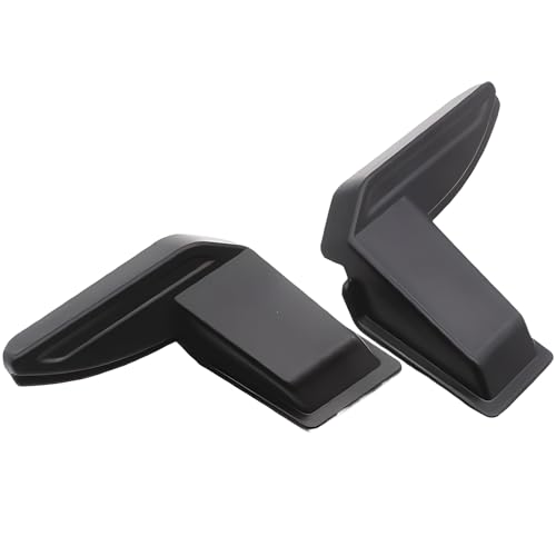 2 Pcs Car Accessories 2025 for Rear Windshield Defroster Heating Wire Cover Universal Fit with Double-Sided Tape Black Color (4.9 * 4.5 * 1 in) Enhances Car Interior Accessories Visibility
