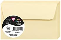 Clairefontaine - Ref 5586C - Pollen Adhesive Envelopes (Pack of 20) - C6 Sized, 120gsm Paper, Printer-Compatible, Acid Free, Adhesive Strip for Easy Seal - Intensive Red