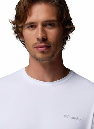T-Shirt Technique Blanc Columbia Zero Rules Light S pour Homme - 3