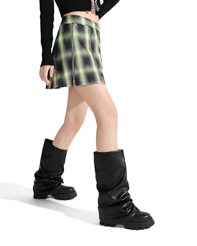 Madam, wide-toed, mid-calf folding boots3