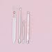 Malva Belle Cuticle Pusher & Spoon Nail Cleaner Set - Cuticle Remover & Under Nail Cleaner Tool - Stainless Steel Cuticle Pusher Tool - Nail Accessories For Women - Nail Cleaner - Cuticle Care Kit