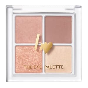 b idol The Eye Palette R 01 True Brown 0.3 oz (8 g) Eyeshadow, 3D Feel, Highlighter, Brown, Basic