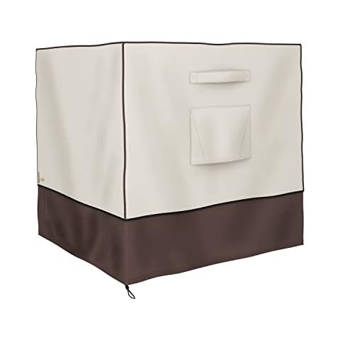 F&J Outdoors AC Cover Outdoor Air Conditioner Covers,32.5"Wx32.5"Dx37"H Fits 32x32,32.25" Square A/C Unit Cover