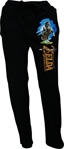 The Legend of Zelda Link Men's Black Sleep Pant (Small)