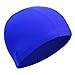 Swim Caps for Women Men High Elasticity Swimming Caps omfortable Swim Hats Keeps Hair Clean Breathable Fit Both Long Hair Short Hair(Blue)