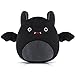 Peluche chauve-souris en peluche, jouets d'Halloween pour enfants, décoration de maison, Halloween, chauve-souris en coton pour garçons et filles (Noir)