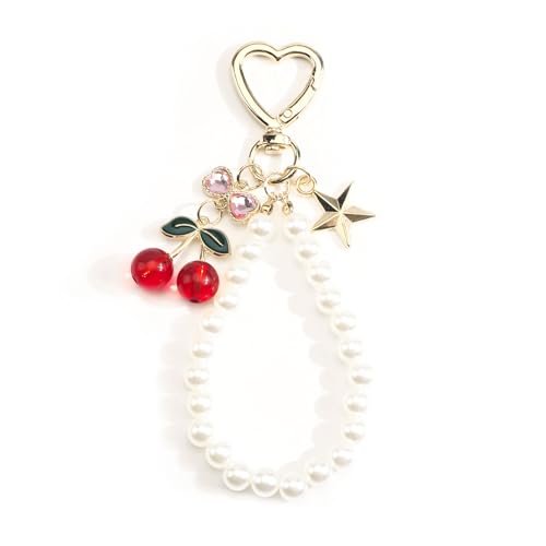 Porte-Clés Personnalisé Pour Femmes Avec Chaîne En Perles, Porte Bonheur, Bijou De Sac Pour Clés, Voiture, Maison, Idée Cadeau Anniversaire Ou...