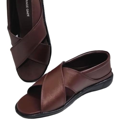 Image of Mens Fashion Sandals Casual Fisherman Sporty Summer Closed Comfortable Toe Sandals with Premium PU Padding And Synthetic Leather Sandal