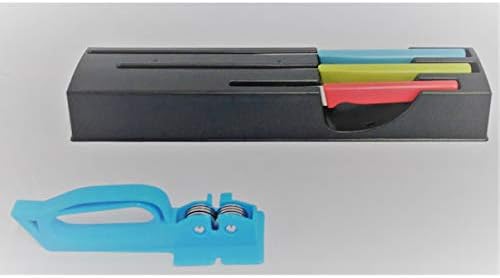 Miniatura 7 de Smart Home - Juego de 5 cuchillos con 3 cuchillos con bloque y afilador