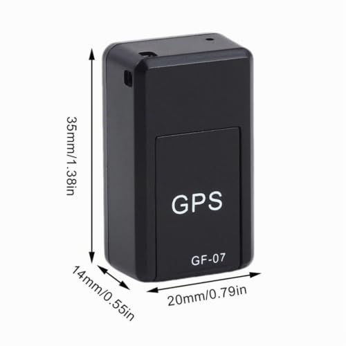 VOBOR GPS Tracker,Magnetischer Mini Auto Ortung für Senioren, Kinder- Duales Nachführsystem,400mAh bis zu 12 Tage Akkulaufzeit (im Standby-Modus),App und Webzugang