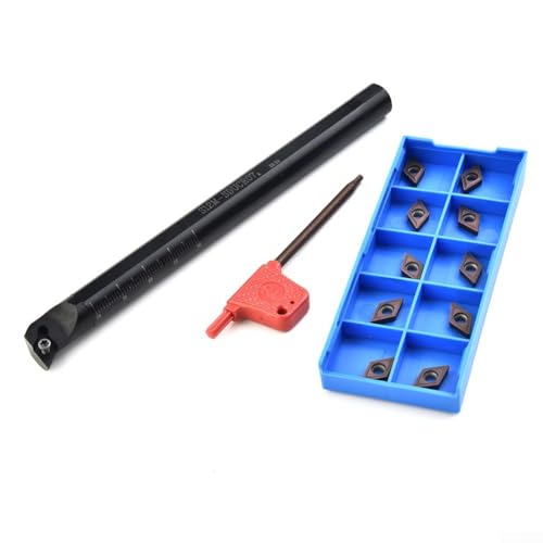 Lathe Tools Boring Bar Set 12Mm Lathe Boring Bar Turning Tool Holder S12M-SDUCR07 With DCMT0702 Carbide Insert For CNC Metalworking