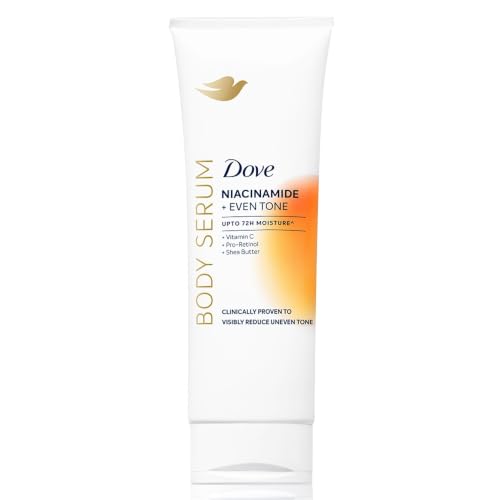 Image of Dove Niacinamide + Even Tone Body Serum | Clinically Proven Body Lotion for Pigmentation and Uneven Skin Tone | 72H Moisture | With Niacinamide & Vitamin C | 240ml