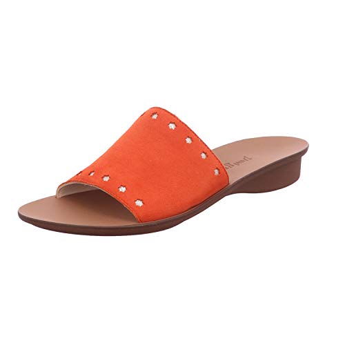 Paul Green Sandalette 7550-026, Rauleder, Orange, Damen EU 6,5/40