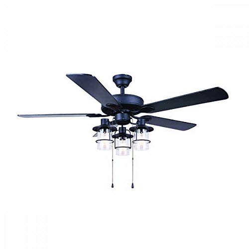 Canarm Cf52Cat5Bk Catena Matt Black Ceiling Fan #TOP7