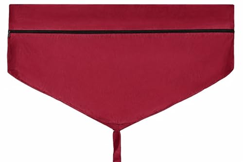 Image of Polyester Split Ac Service Wash Bag Cover Ac Service Cleaning Cover Waterproof Indoor Unit Service Cover Bag With Drain Outlet Ac Service Wash Bag Cover Jacket For 1.5 Ton Color Maroon