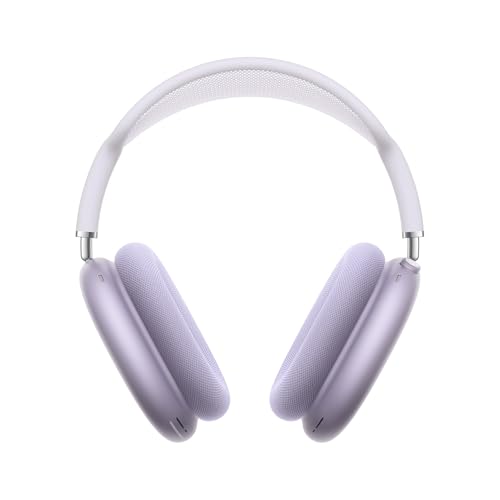 Apple AirPods Max Wireless Over-Ear Headphones, Pro-Level Active Noise Cancellation, Transparency Mode, Personalised Spatial Audio, USB-C Charging, Bluetooth Headphones for iPhone, Purple ​​​​​​​