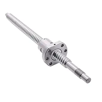 SFU1605 Ball Screw, RM1605 Ball Screw with Metal Ball Screw Nut for CNC Machine,Diameter 16mm, 5mm Lead (Diameter 16mm, 350mm)