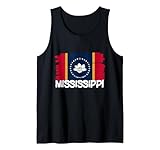 Drapeau du Mississippi cool Débardeur