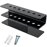 Veesper Dart-Ständer, wandmontierter Acryl-Halter für 8 Darts, schwarzes Präsentationsregal für Wohnzimmer, Bar, Spielzimmer, Fitnessstudio und Club, Dartscheiben-Zubehör