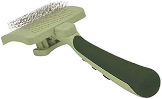 Safari by Coastal Self-Cleaning Slicker Brush to Reduce Shedding for Everyday Coat Care
