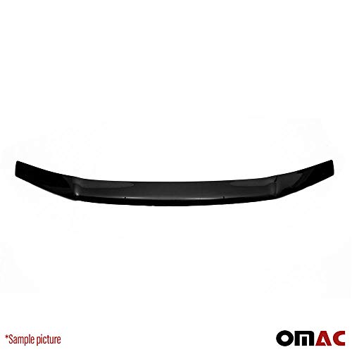 Omac Front Bug Deflector For Volkswagen Tiguan Limited 2017 To 2018, Hood Protector, All Weather, Black #TOP5