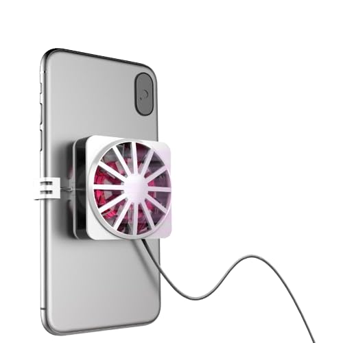 Pulse win Universal Phone Cooler For Gaming, With Cooling Technology Voltage: Dc5Vspeed: 4500R / Min Width: Less Than 84Mm Product Size: 68 * 50 34Mm Inches Ios/Android, White,Black (B0D316JHN4) Amazon Price History, Amazon Price Tracker