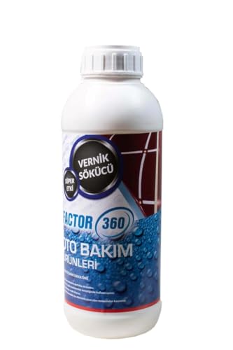Temizleyici, Factor360 Otomobil Vernik Sökücü Kimyasal Boya ve Vernik — Profesyonel Endüstriyel Formül (1, Kilogram)
