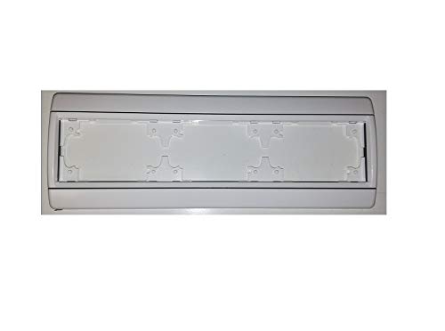 Arnould 65880 plaque 3 postes horizontaux lumière habillage interrupteur