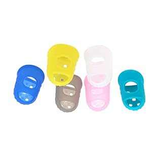 Lot de 10 médiators de pouce en silicone pour ukulélé, guitare électrique, cadeau de démarrage taille S (Couleur : comme… - Les Beatles, Paul McCartney, John Lennon, RIngo Starr, George Harrison Lot de 10 médiators de pouce en silicone pour ukulélé, guitare électrique, cadeau de démarrage taille S (Couleur : comme… – Image 3